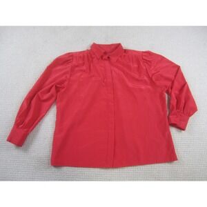 Josephine Shirt Womens 18W Button Up Long Sleeve‎ Plus Size Blouse Top